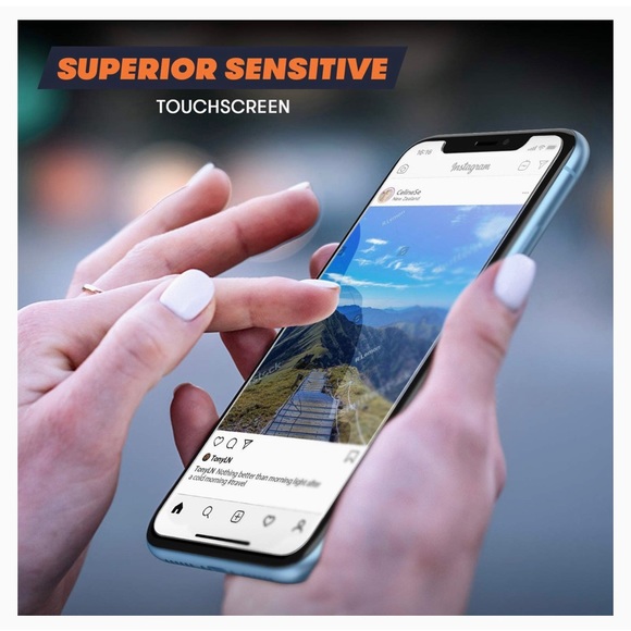 Screen Protector, Tempered Glass Film Apple iPhone 11 or iPhone XR, 3-Pack Clear - Picture 3 of 12